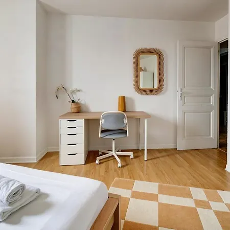 Cosy 3Ch Lumineux, Central & Calme, 8 Pers Apartment